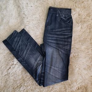 Faux-Denim Jeggings
